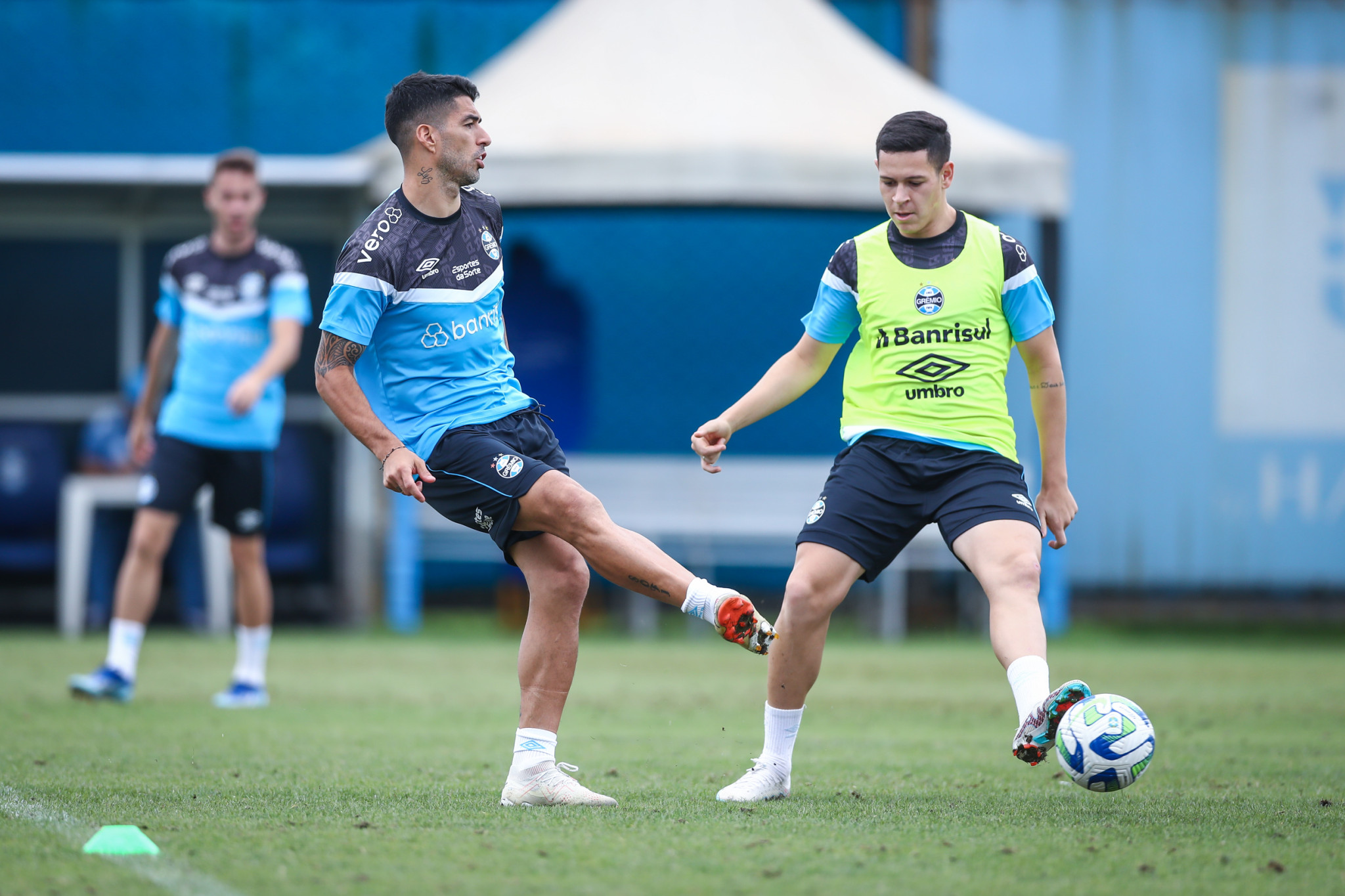 Grêmio treina e viaja à tarde para São Paulo