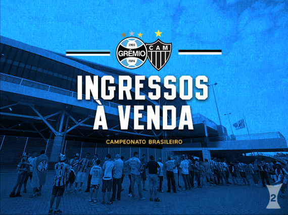 Vendas para a partida entre Grêmio x Atlético Mineiro iniciam às 11h desta  terça-feira (18) – Arena do Grêmio