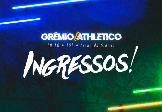 Vendas para a partida entre Grêmio x Atlético Mineiro iniciam às